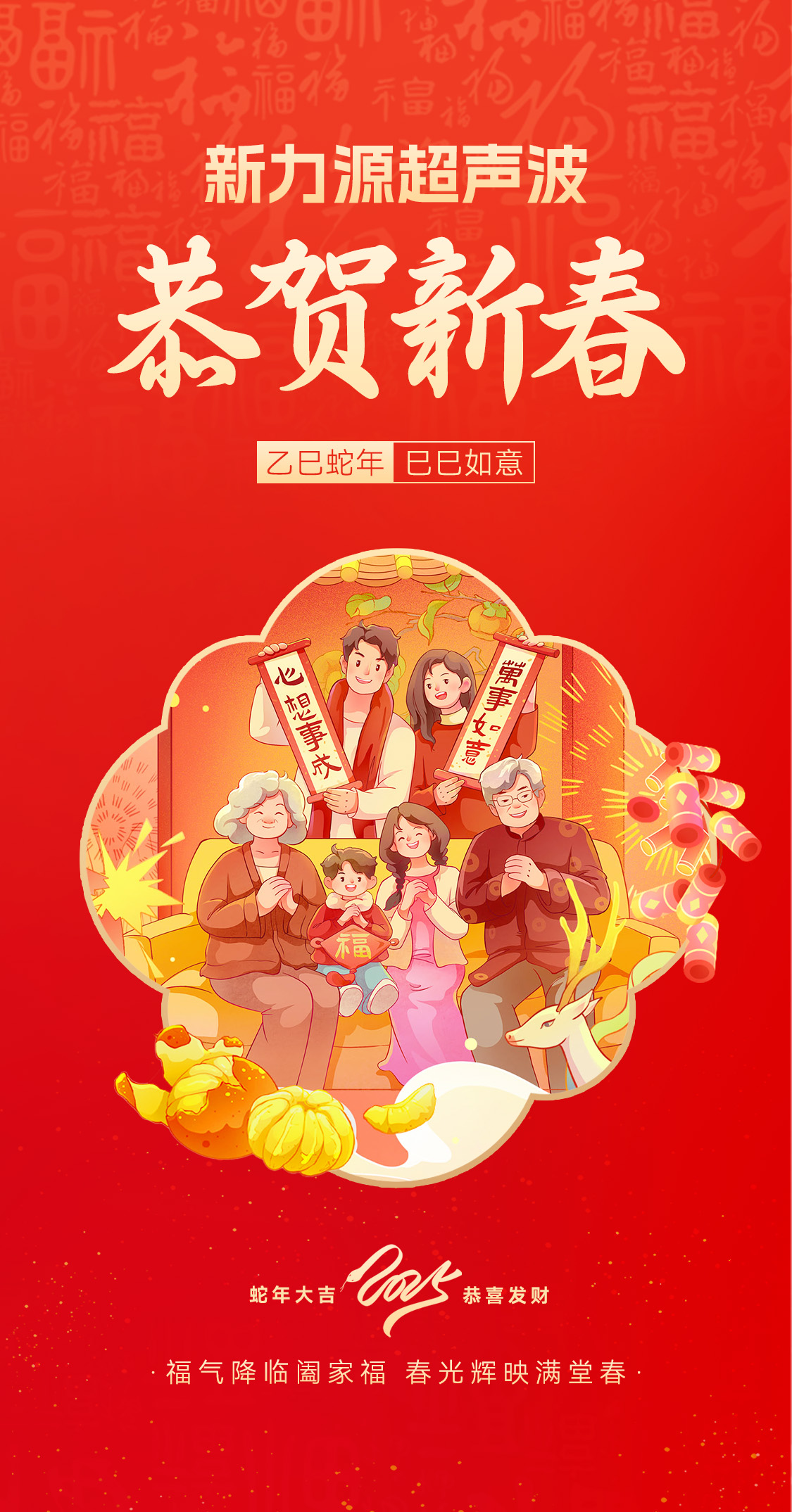 恭賀新春，新力源超聲波向您拜年啦！